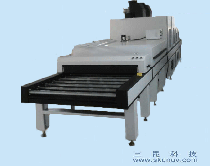 UV光油、UV油墨、皱纹、冰花、雪花效果的UV光固化机SK-206-1050Z